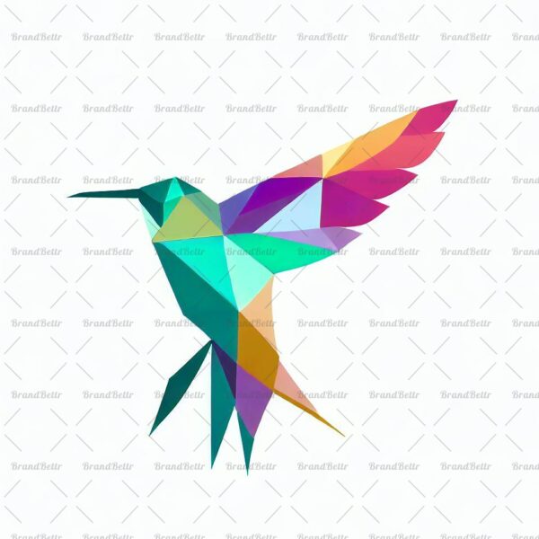 Geometrischer Kolibri